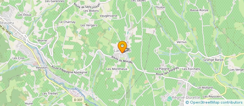 localisation de l'entreprise MONSIEUR BRUNO CHAULET à LANTIGNIE