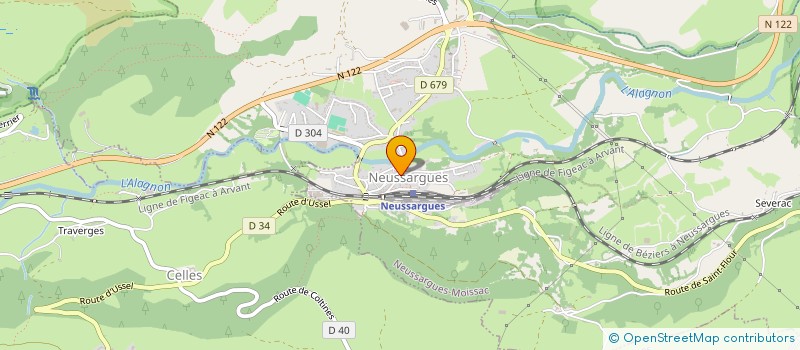 localisation de l'entreprise MONSIEUR BRUNO CHAULLET à NEUSSARGUES EN PINATELLE