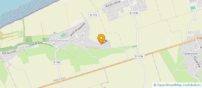 localisation de l'entreprise MONSIEUR BRUNO CHAUVEL  PETIT-CAUX