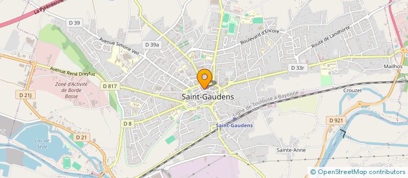 localisation de l'entreprise MONSIEUR BRUNO CHAUVET  MIRAMONT-DE-COMMINGES