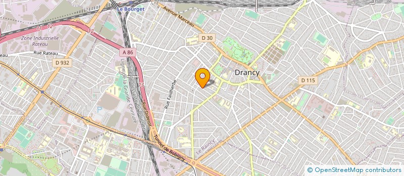 localisation de l'entreprise MONSIEUR BRUNO CHAZOTTES à DRANCY