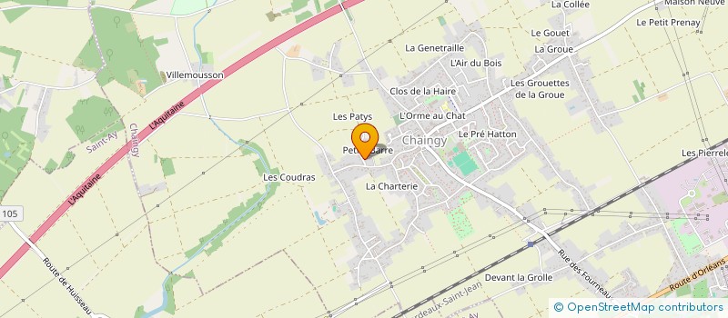 localisation de l'entreprise MONSIEUR BRUNO CHESNEAU à CHAINGY