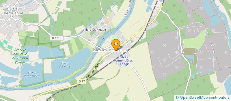 localisation de l'entreprise MONSIEUR BRUNO CHESTIER  ISLES-LES-MELDEUSES