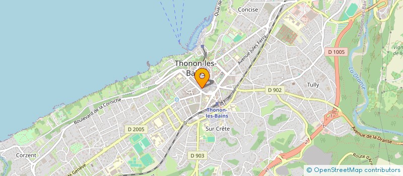 localisation de l'entreprise MONSIEUR BRUNO CHEVALLAY à THONON-LES-BAINS