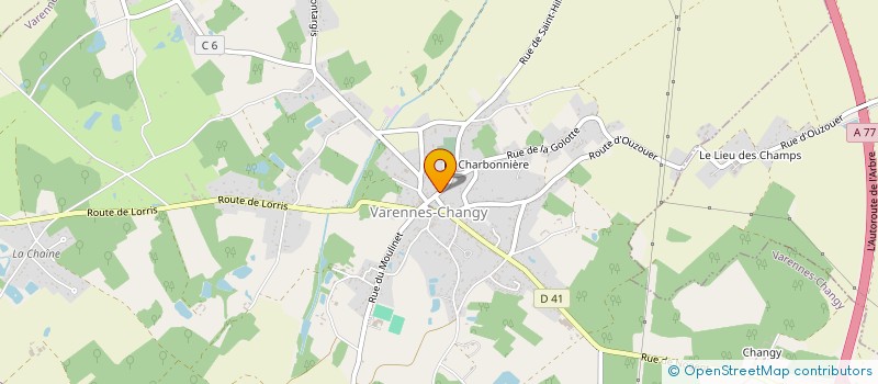 localisation de l'entreprise MONSIEUR BRUNO CHEVALLIER à VARENNES-CHANGY