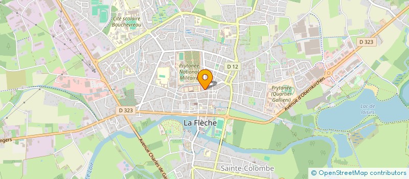 localisation de l'entreprise MONSIEUR BRUNO CHEVET à LA FLECHE