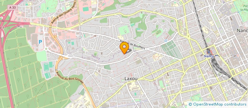 localisation de l'entreprise MONSIEUR BRUNO CHEVILLION à LAXOU