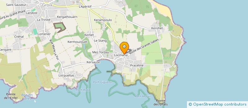 localisation de l'entreprise MONSIEUR BRUNO CHEVREL à GROIX
