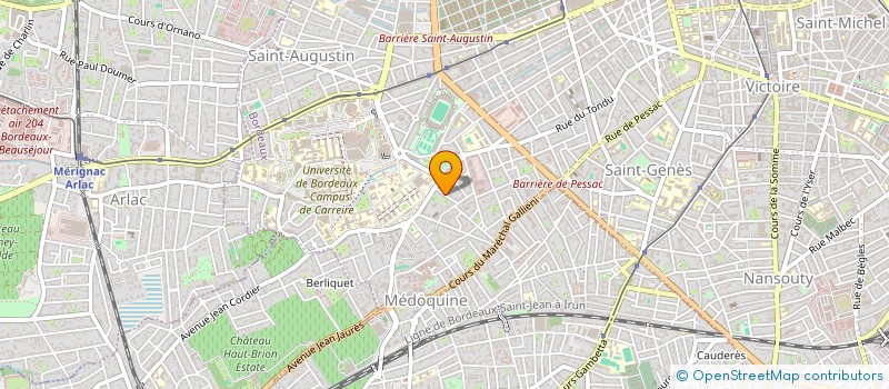 localisation de l'entreprise MONSIEUR BRUNO CHEVRIER à BORDEAUX
