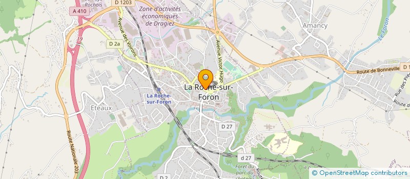 localisation de l'entreprise MONSIEUR BRUNO CHIAPPETTA  LA ROCHE-SUR-FORON