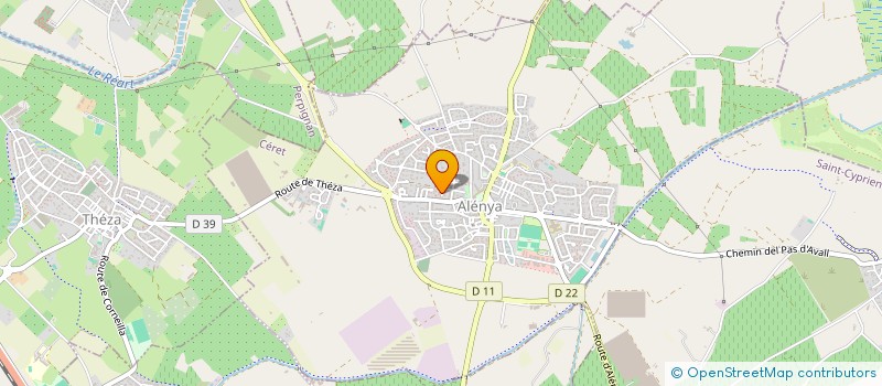 localisation de l'entreprise MONSIEUR BRUNO CHIAVOLA  LATOUR-BAS-ELNE