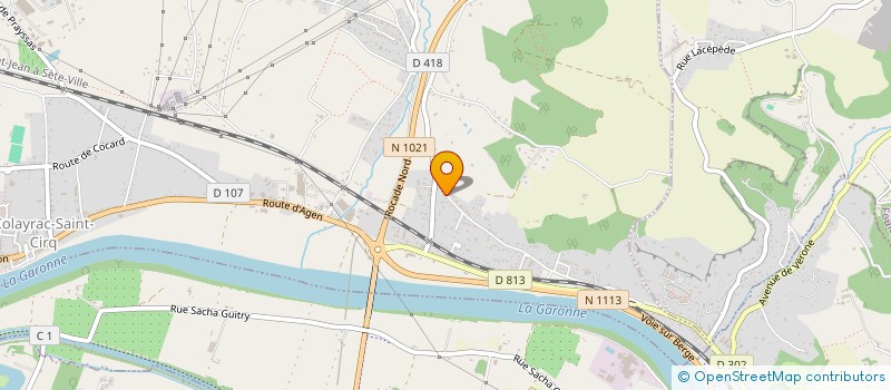 localisation de l'entreprise MONSIEUR BRUNO CHIODIN  COLAYRAC-SAINT-CIRQ