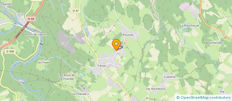 localisation de l'entreprise MONSIEUR BRUNO CHOUVENC  LES VILLETTES