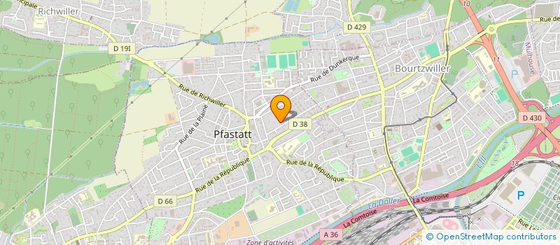 localisation de l'entreprise MONSIEUR BRUNO CICHECKI  PFASTATT