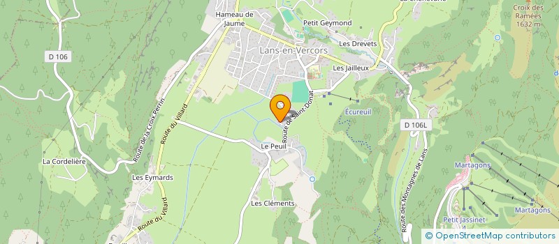 localisation de l'entreprise MONSIEUR BRUNO CIECIERSKI  LANS-EN-VERCORS