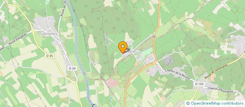 localisation de l'entreprise MONSIEUR BRUNO CIET  FONTANES