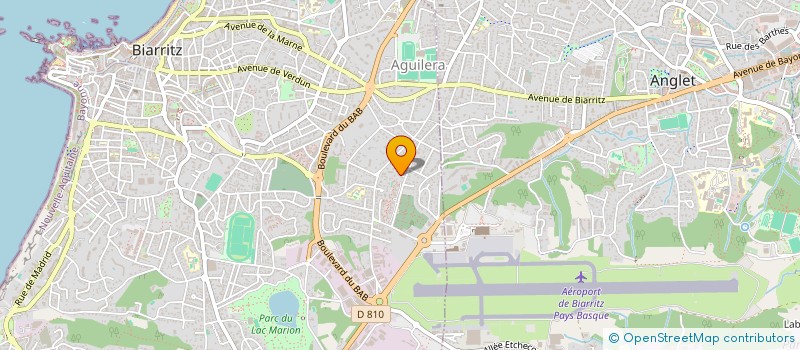 localisation de l'entreprise MONSIEUR BRUNO CILLARD à BIARRITZ