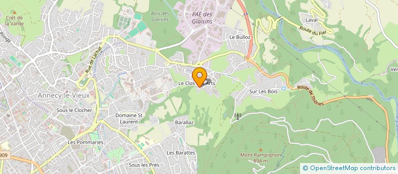 localisation de l'entreprise MONSIEUR BRUNO CIMINO à ANNECY