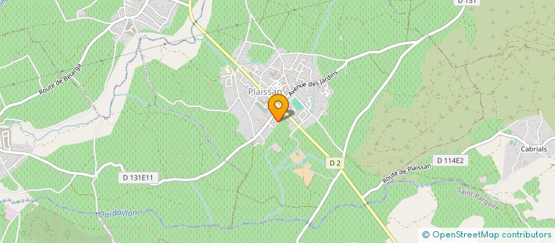 localisation de l'entreprise MONSIEUR BRUNO CLAIR  PLAISSAN