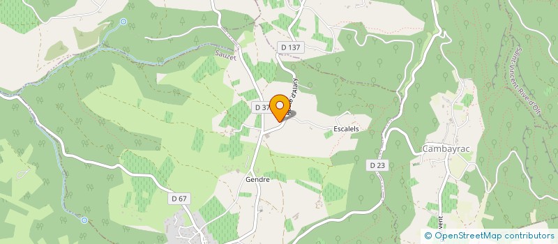 localisation de l'entreprise MONSIEUR BRUNO CLARY  CAMBAYRAC