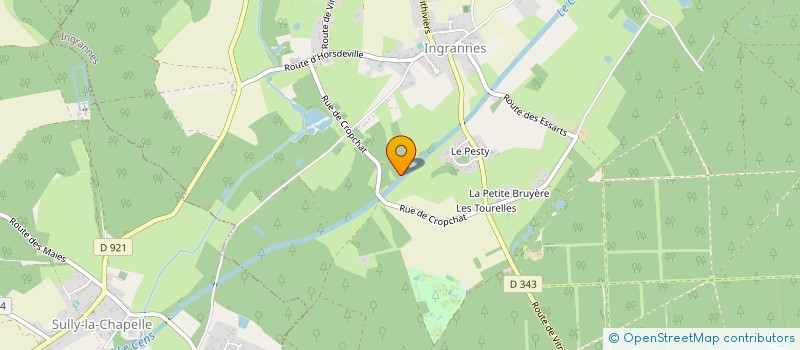 localisation de l'entreprise MONSIEUR BRUNO CLAUDE  INGRANNES