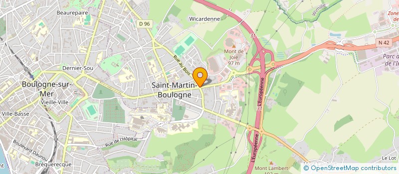 localisation de l'entreprise MONSIEUR BRUNO CLEMENT à SAINT-MARTIN-BOULOGNE