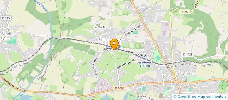 localisation de l'entreprise MONSIEUR BRUNO CLEYET  LES ABRETS-EN-DAUPHINE