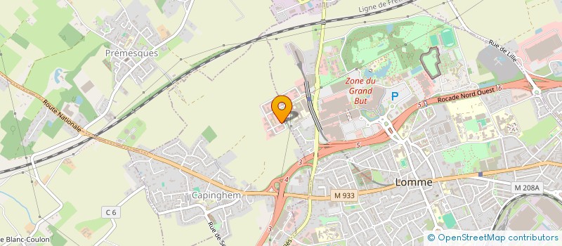 localisation de l'entreprise MONSIEUR BRUNO CLIQUENNOIS  CAPINGHEM