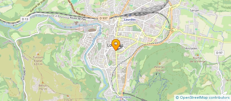 localisation de l'entreprise MONSIEUR BRUNO CLUZAN à LOURDES