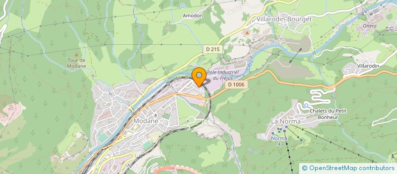 localisation de l'entreprise MONSIEUR BRUNO COBUS  MODANE