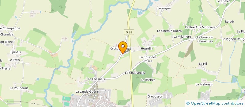 localisation de l'entreprise MONSIEUR BRUNO COCHET  ACIGNE