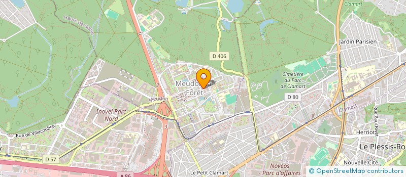 localisation de l'entreprise MONSIEUR BRUNO COELHO  MEUDON