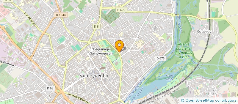 localisation de l'entreprise MONSIEUR BRUNO COEVOET à SAINT-QUENTIN
