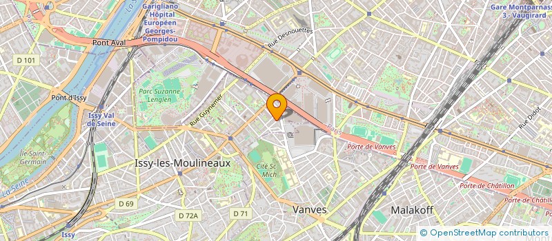 localisation de l'entreprise MONSIEUR BRUNO COGEZ à ISSY-LES-MOULINEAUX