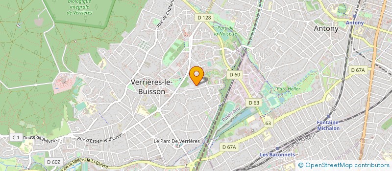 localisation de l'entreprise MONSIEUR BRUNO COGNARD à VERRIERES-LE-BUISSON