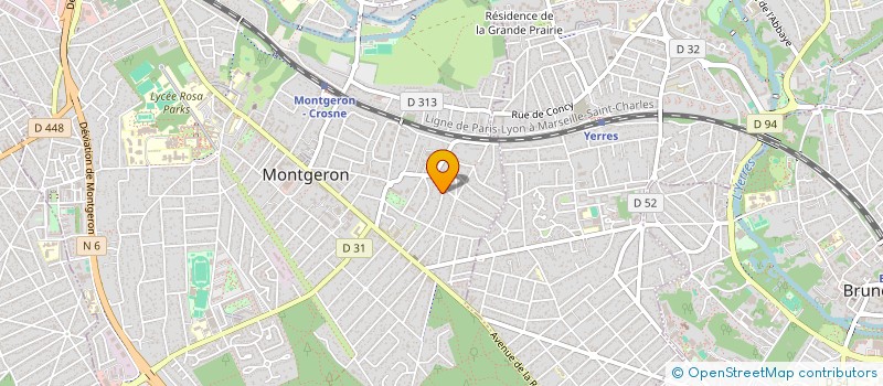 localisation de l'entreprise MONSIEUR BRUNO COHARD à MONTGERON