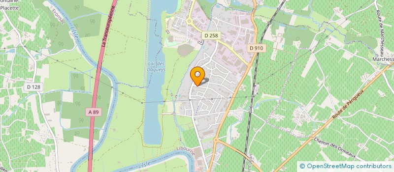 localisation de l'entreprise MONSIEUR BRUNO COIFFARD  LIBOURNE