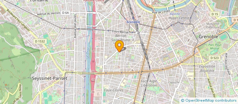 localisation de l'entreprise MONSIEUR BRUNO COINTREL  GRENOBLE