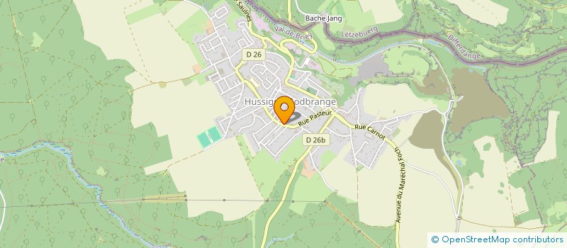 localisation de l'entreprise MONSIEUR BRUNO COLA  HUSSIGNY-GODBRANGE