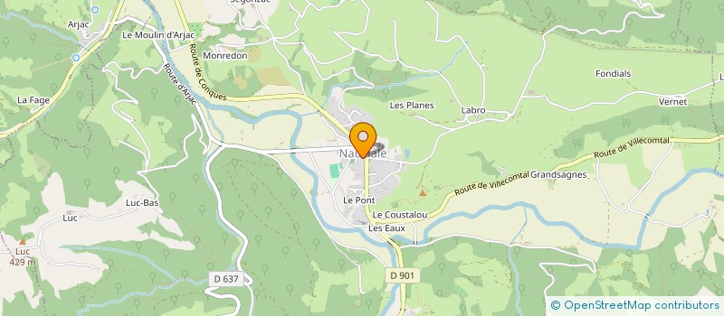 localisation de l'entreprise MONSIEUR BRUNO COLETTI à SAINT-CHRISTOPHE-VALLON