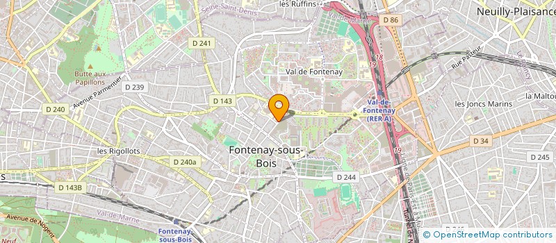 localisation de l'entreprise MONSIEUR BRUNO COLLIN à FONTENAY-SOUS-BOIS