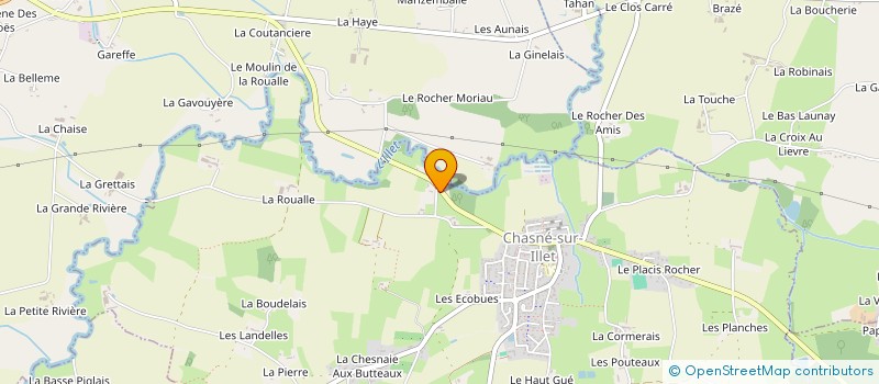 localisation de l'entreprise MONSIEUR BRUNO COLLIOT  CHASNE-SUR-ILLET