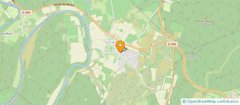 localisation de l'entreprise MONSIEUR BRUNO COMBARNOUS  VIC-LE-FESQ