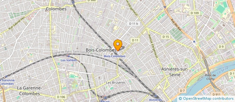 localisation de l'entreprise MONSIEUR BRUNO COMMERGNAT à BOIS-COLOMBES