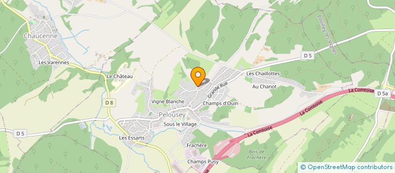 localisation de l'entreprise MONSIEUR BRUNO CONSCIENCE  PELOUSEY