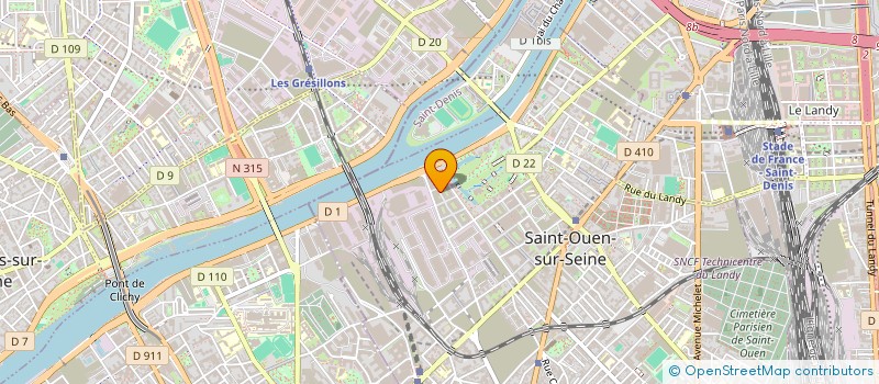 localisation de l'entreprise MONSIEUR BRUNO CONSTANT à SAINT-OUEN-SUR-SEINE