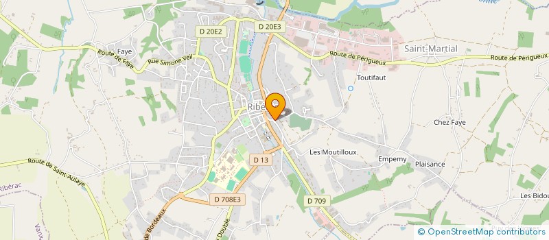 localisation de l'entreprise MONSIEUR BRUNO CONSTANTY  RIBERAC