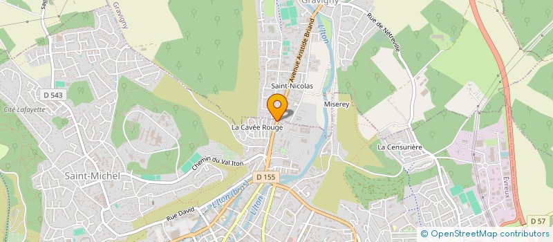 localisation de l'entreprise MONSIEUR BRUNO CONTI  EVREUX