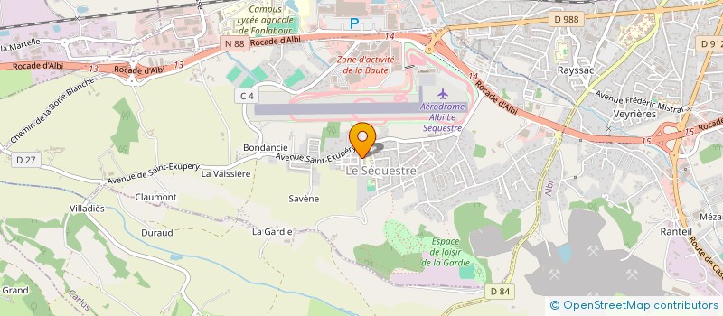 localisation de l'entreprise MONSIEUR BRUNO COPPIN  CARLUS