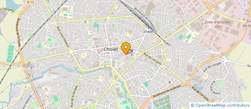 localisation de l'entreprise MONSIEUR BRUNO COQUERAN à CHOLET